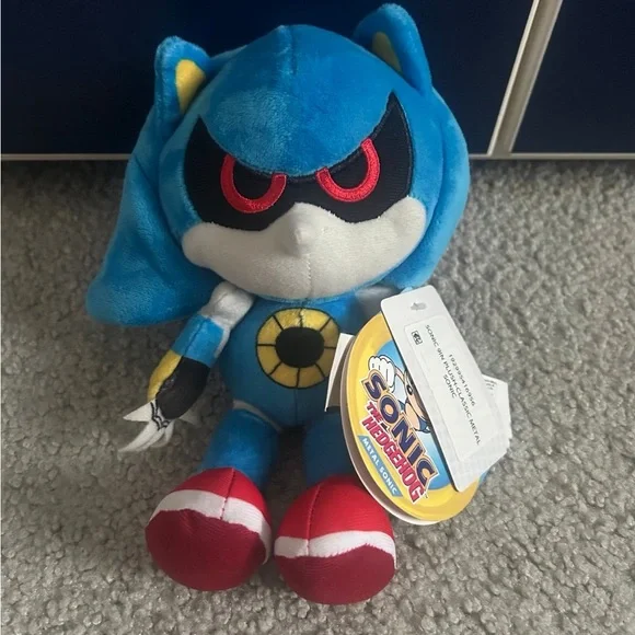 Sonic the Hedgehog Metal Sonic 9” Plush - Picture 4 of 9